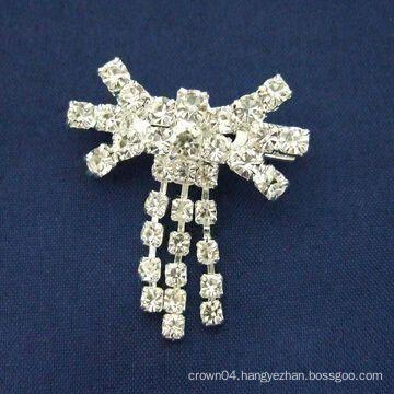 wholesale hot sale fashion simple design rhinestone brooches